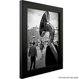 Craig Frames 1WB3BK 24 by 36-Inch Wall Decor Frame, Smooth Finish, 1-Inch Wide, Matte Black