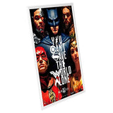 SnapeZo Poster Frame 24x36 Inch, White 1" Aluminum Profile, Front-Loading Snap Frame, Wall Mounting, Sleek Series