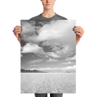 Bonneville Salt Flats : semi-gloss
