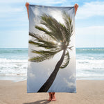 Palm in the Breeze : Beach Towel